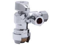 Dual Outlet Angle Stop - SKU: 25558LF