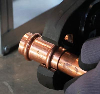 SharkBite Copper Press Couplings offer a secure, flame-free solution for joining copper pipes in residential, commercial, and industrial systems. 