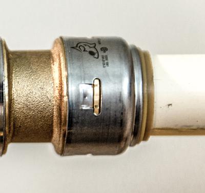 SharkBite Max Transition Coupling and Elbow on PVC/PEX