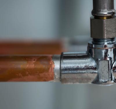 SharkBite sweat supply stop valves for soldered copper water supply connections with water flow control to household plumbing fixtures and appliances