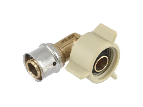 PEX Press Brass Swivel Elbow Adapter 1/2"