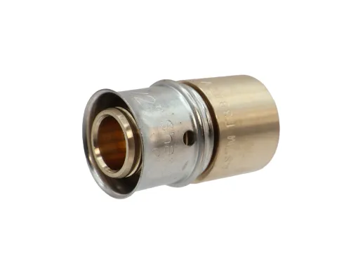 PEX Press Brass Adapter 1/2" Female Sweat
