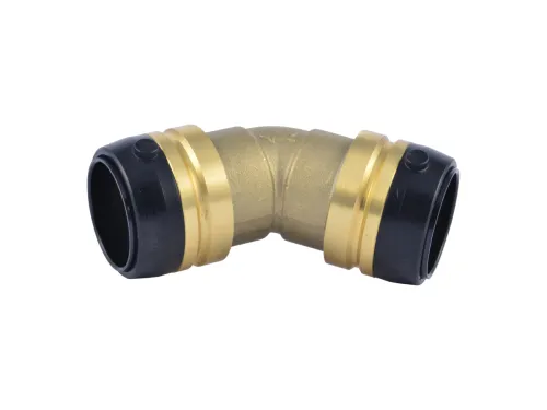 Brass Push 45° Elbow - SKU: UXL0535