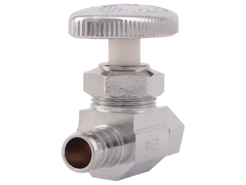 Brass Crimp Multi-Turn Straight Stop - SKU: 23059LF