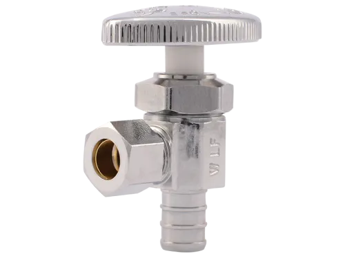 Brass Crimp Multi-Turn Angle Stop - SKU: 23060LF