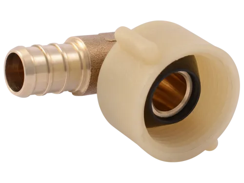 Brass Crimp Swivel Toilet Elbow - SKU: 23067LF