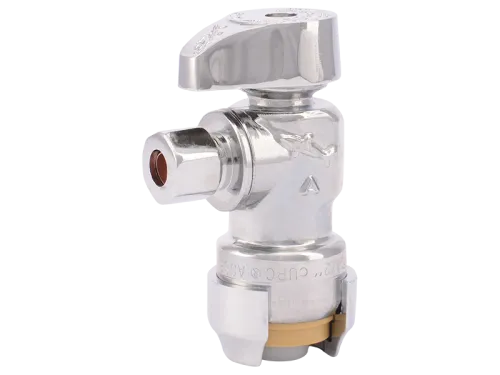 Brass Push Angle Stop - SKU: 23336-0000LF