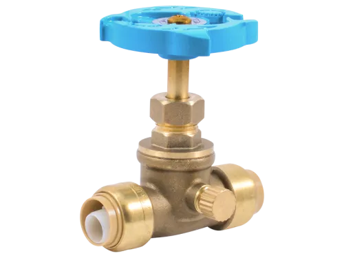 Stop Valve with Drain / Vent - SKU: 24634LF