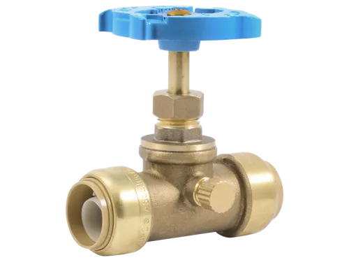 Stop Valve with Drain / Vent - SKU: 24635LF
