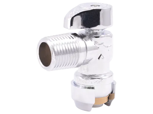 Brass Push Angle Stop - SKU: 24946