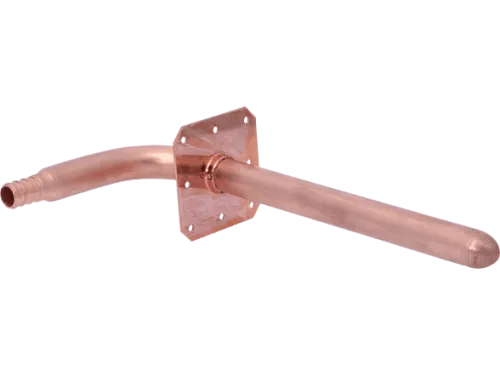 Brass Crimp Copper Stub-Out Elbow - SKU: 25094