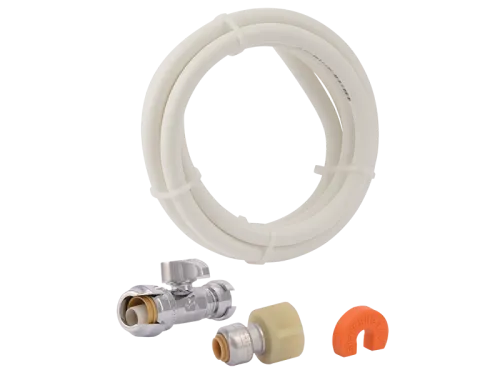 Toilet Connection Kit - Toilet Connection Kit with Straight Stop - SKU: 25539