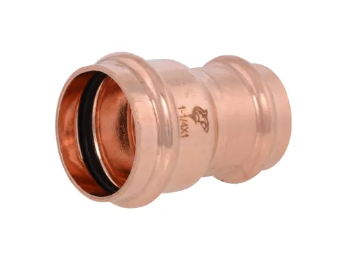 1-1/4-inch x 1-inch Copper Press Reducer Coupling