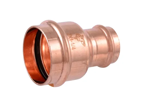2-inch x 1-1/4-inch Copper Press Reducer Coupling