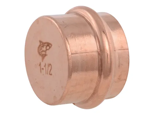 1-1/2-inch Copper Press End Cap