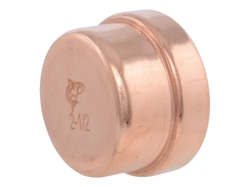 2-1/2-inch Copper Press End Cap