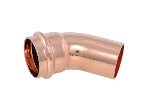 1-1/4-inch Copper Press x 1-1/4-inch FTG 45° Street Elbow