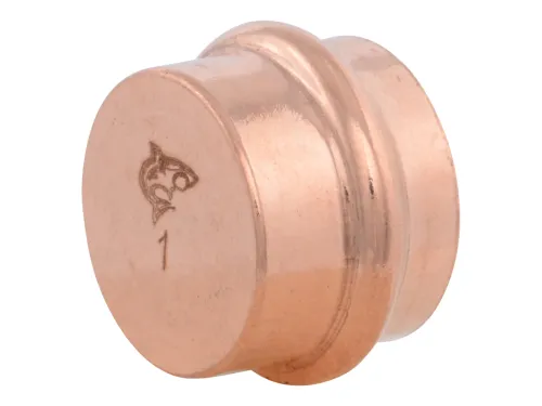 1-inch Copper Press End Cap