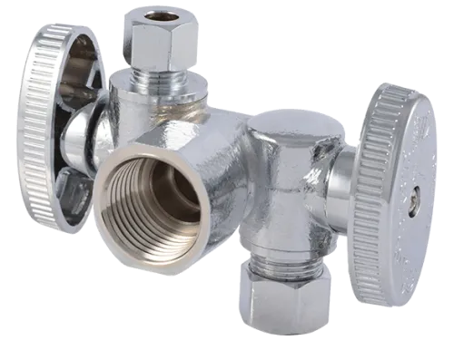 Iron Pipe Dual Shut-off  - SKU: FIPDS123814Z