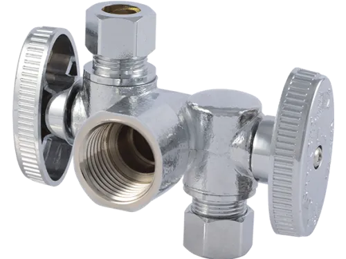 Iron Pipe Dual Shut-off  - SKU: FIPDS123838Z
