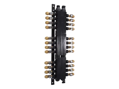 Home Run Manifold with Brass Push Ball Valves - SKU: PM024SB
