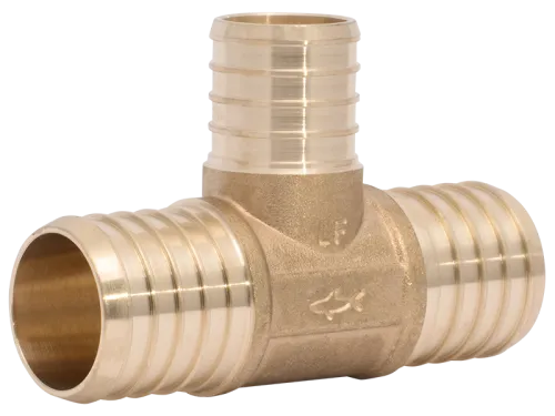 Brass Crimp Reducing Tee - SKU: UC08353528