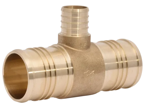 Brass Crimp Reducing Tee - SKU: UC08545428