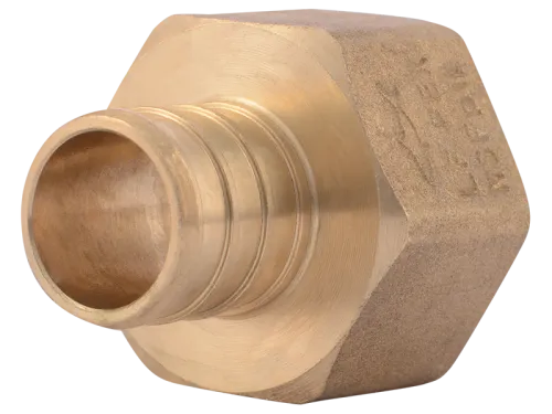 Brass Crimp Female Connector - SKU: UC088LF