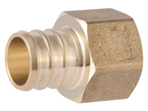 Brass Crimp Female Connector - SKU: UC092LF