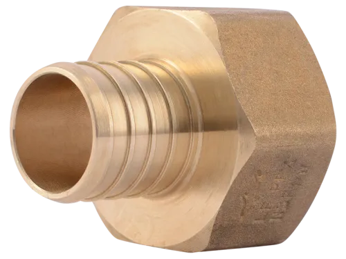 Brass Crimp Female Connector - SKU: UC094LF