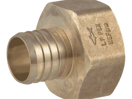 Brass Crimp Female Connector - SKU: UC113532F