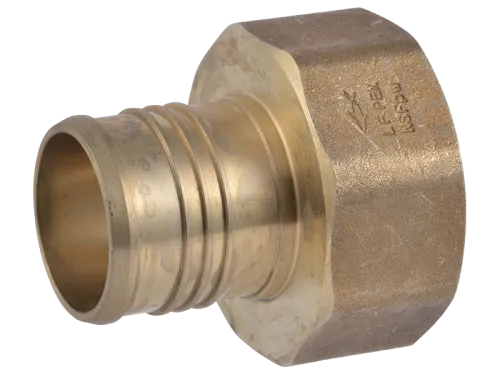 Brass Crimp Female Connector - SKU: UC115450F