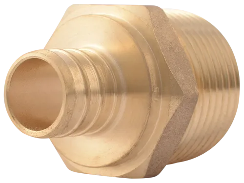 Brass Crimp Male Connector - SKU: UC139LF