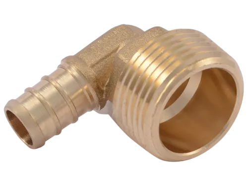 Brass Crimp Adapter Elbow - SKU: UC278LF