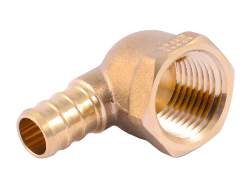 Brass Crimp Female Elbow - SKU: UC308LF