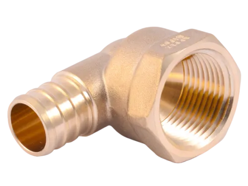 Brass Crimp Female Elbow - SKU: UC314LF