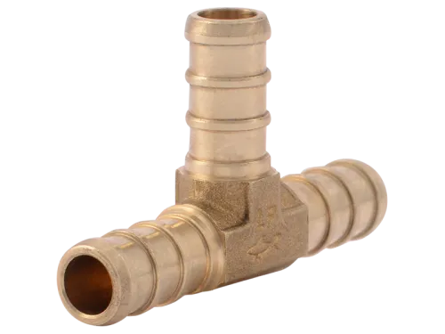 Brass Crimp Tee - SKU: UC360LF