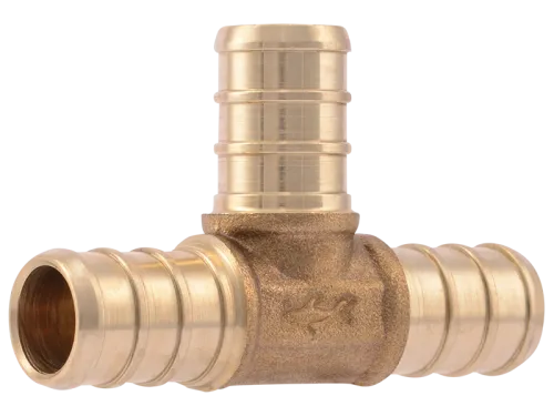 Brass Crimp Tee - SKU: UC362LF