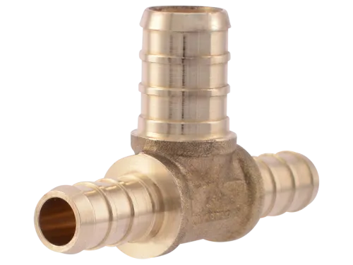 Brass Crimp Reducing Tee - SKU: UC364LF