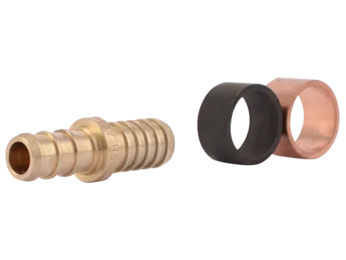 Brass Crimp Polybutylene Adapter - SKU: UC4006LF