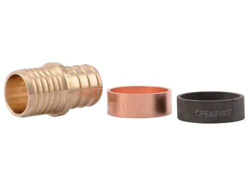 Brass Crimp Polybutylene Adapter - SKU: UC4016LF