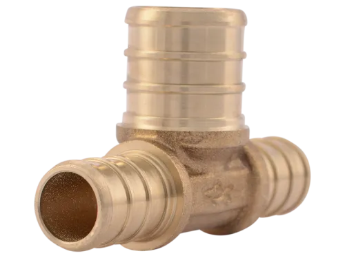 Brass Crimp Reducing Tee - SKU: UC408LF