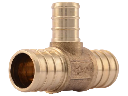 Brass Crimp Reducing Tee - SKU: UC412LF