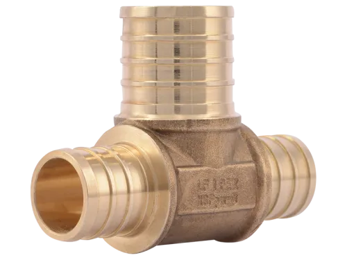 Brass Crimp Reducing Tee - SKU: UC413LF