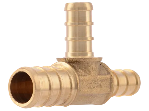Brass Crimp Reducing Tee - SKU: UC452LF