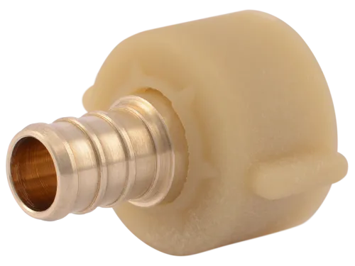 Brass Crimp Straight Swivel Toilet Connector - SKU: UC528LF