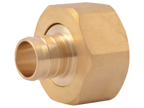 Brass Crimp Swivel Adapter - SKU: UC529LF