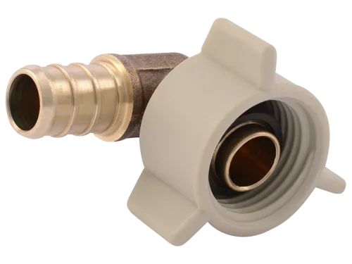 Brass Crimp Swivel Elbow  - SKU: UC532LF