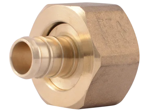 Brass Crimp Swivel Adapter - SKU: UC534LF