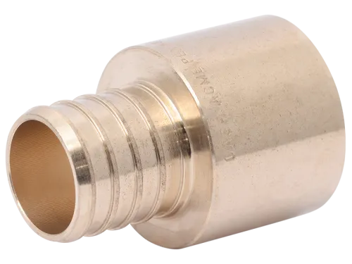 Brass Crimp Female Sweat Adapter - SKU: UC605LF